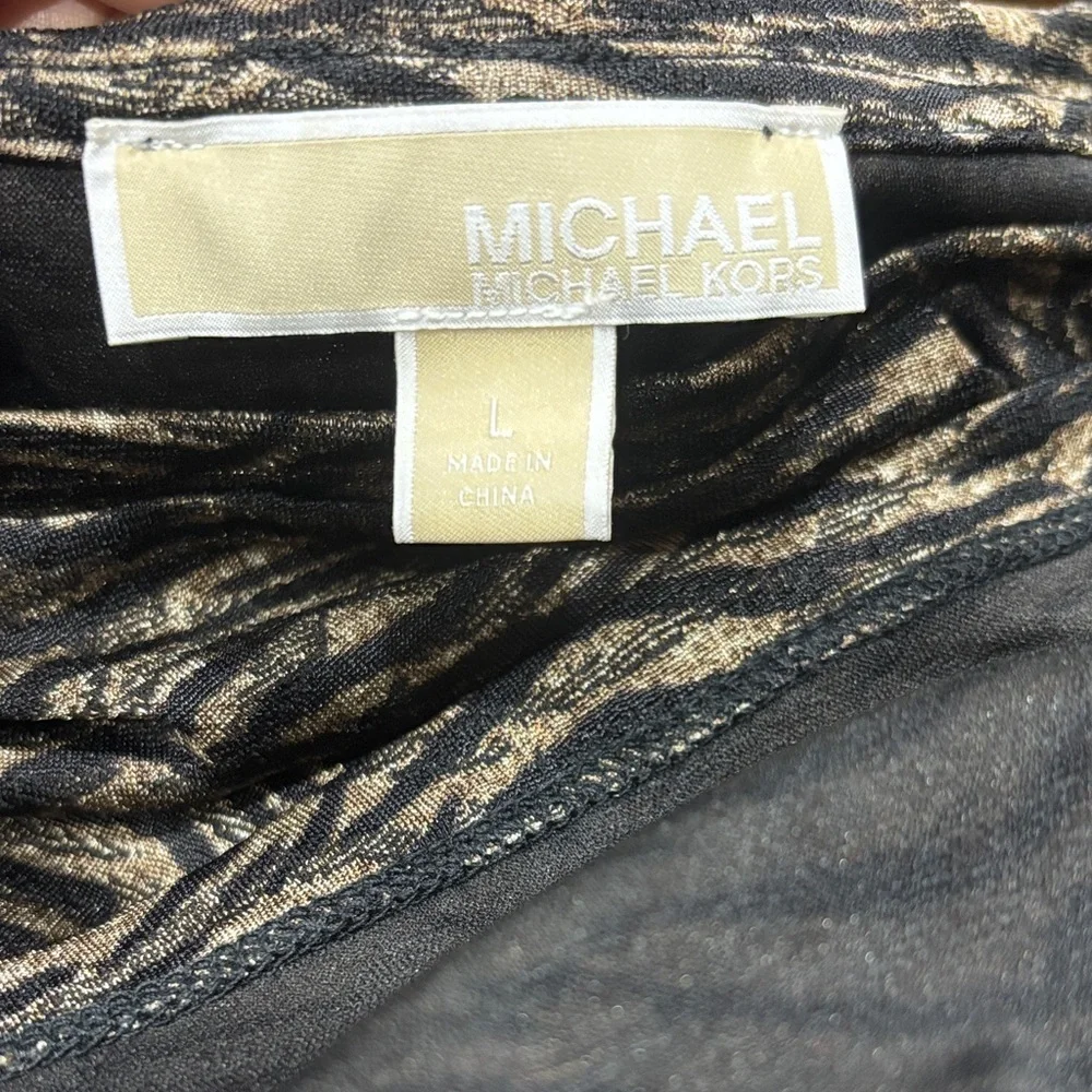 Michael Kors tiger print dress size L